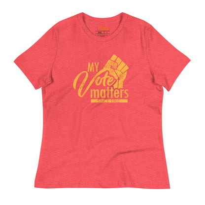 My Vote Matters Women's Tee