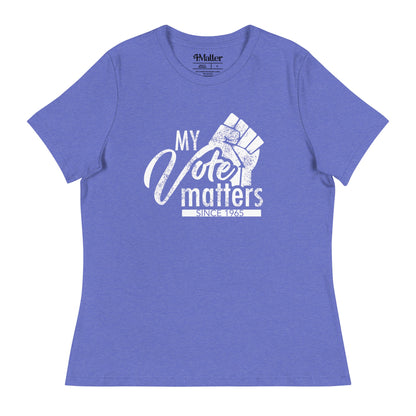My Vote Matters Women's Tee