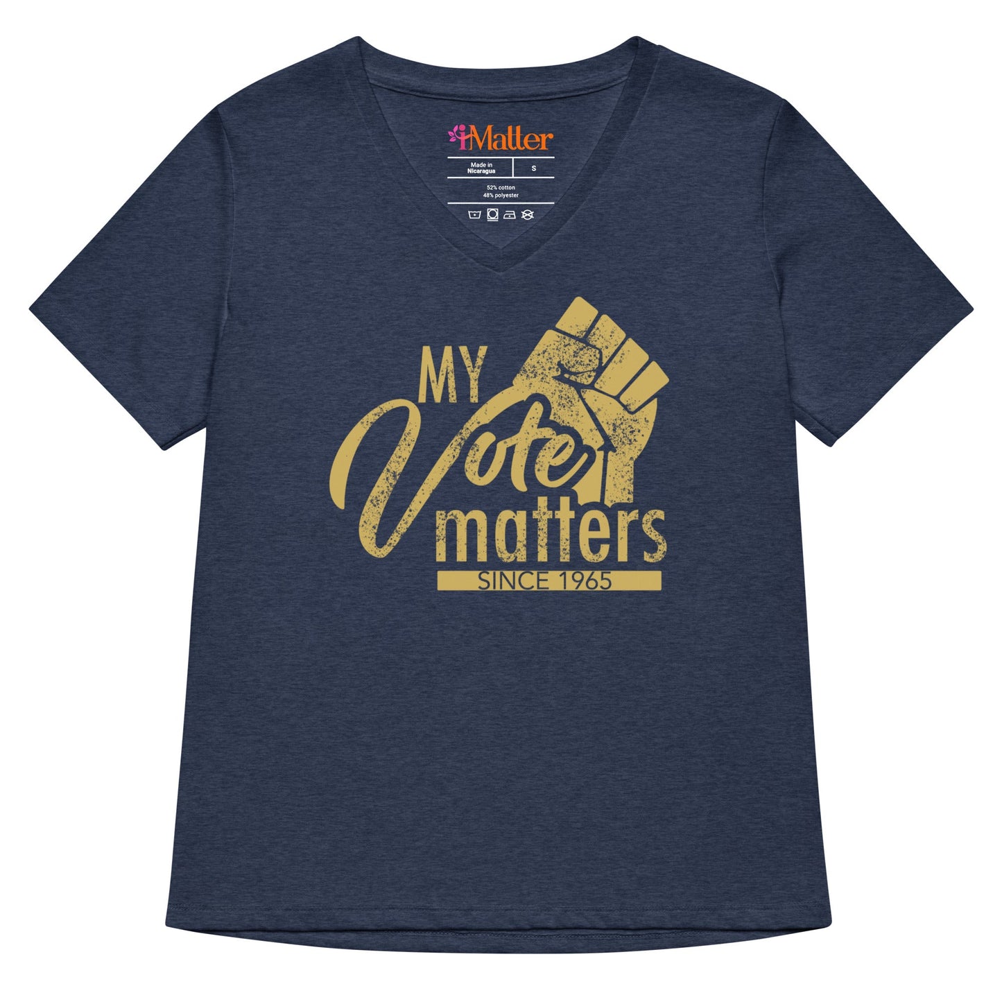 My Vote Matters Women's Relaxed V-Neck Tee