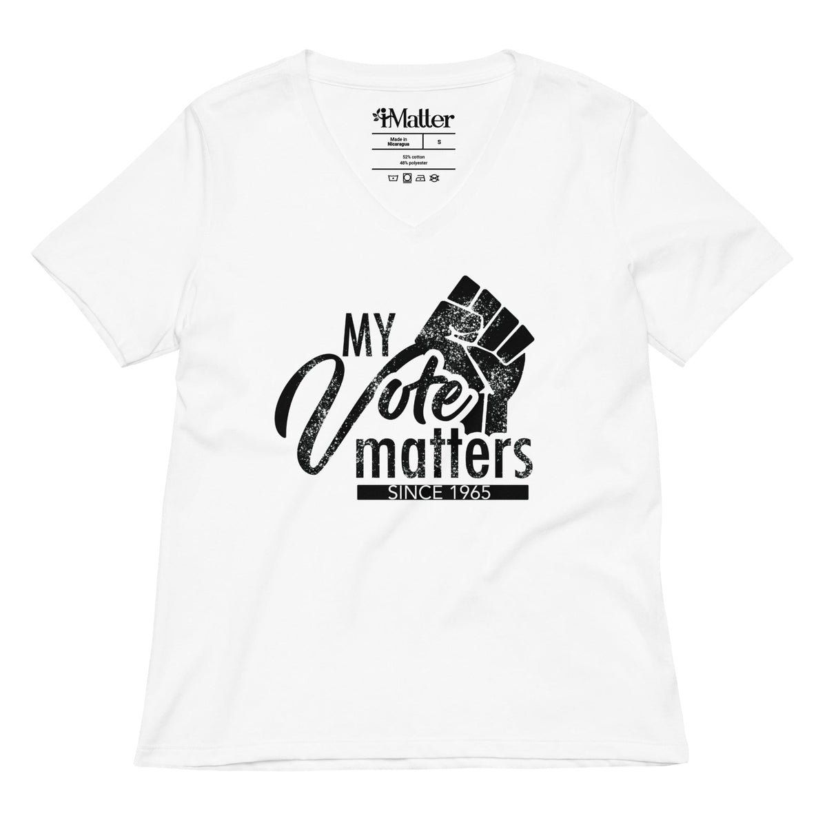 My Vote Matters Women's Relaxed V-Neck Tee