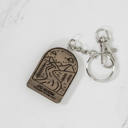 Wood Keychain | No Hate Trail - Arch