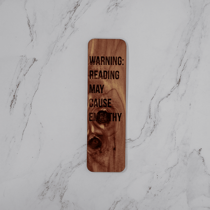 Wooden Bookmark | Reading Causes Empathy