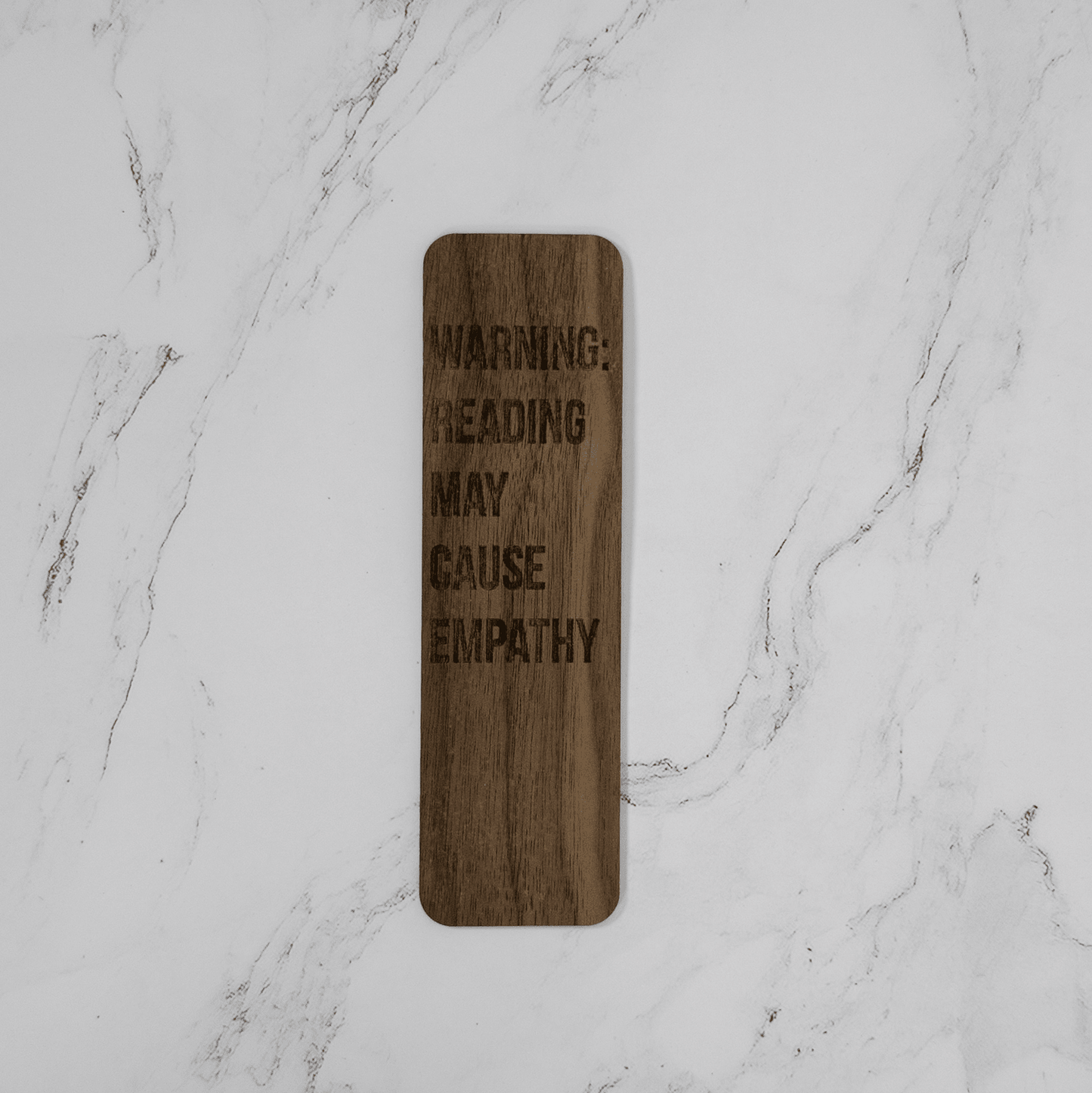 Wooden Bookmark | Reading Causes Empathy