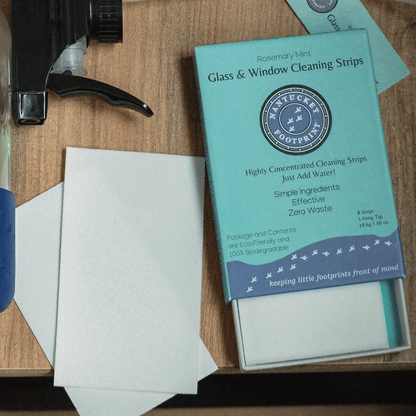 Zero Waste Glass & Window Cleaning Strips - 8 Strips